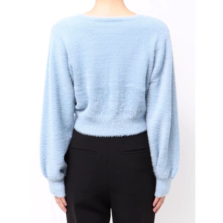 ミニシャギークルーネックカーディガン | MERCURYDUO | 詳細画像22 