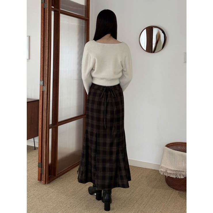 ミニシャギークルーネックカーディガン | MERCURYDUO | 詳細画像34 