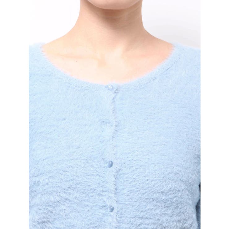 ミニシャギークルーネックカーディガン | MERCURYDUO | 詳細画像43 