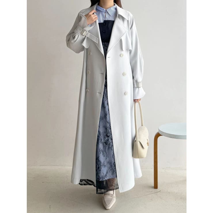 アイスブルー | ベーシックトレンチコート | MERCURYDUO