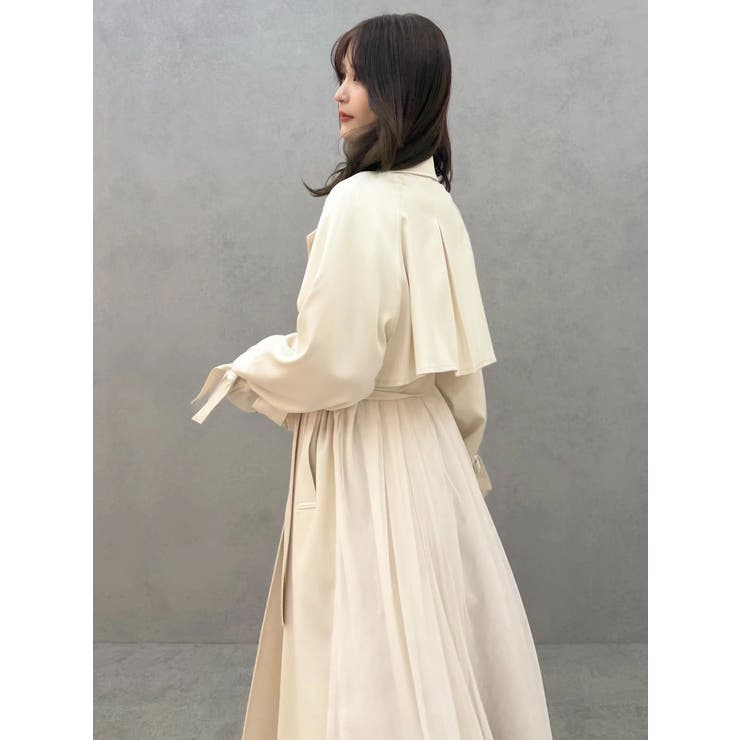 バックチュールトレンチコート | MERCURYDUO | 詳細画像14 