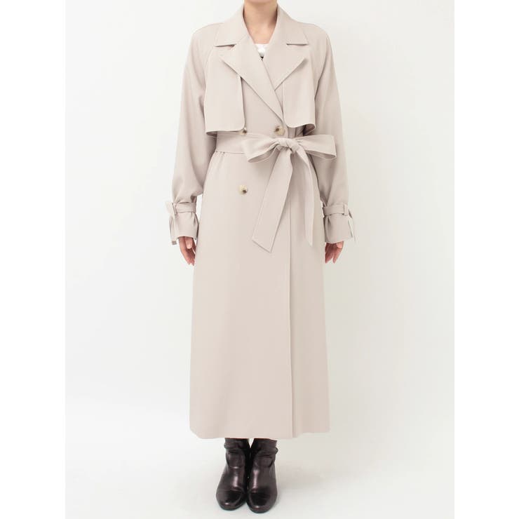 バックチュールトレンチコート | MERCURYDUO | 詳細画像15 