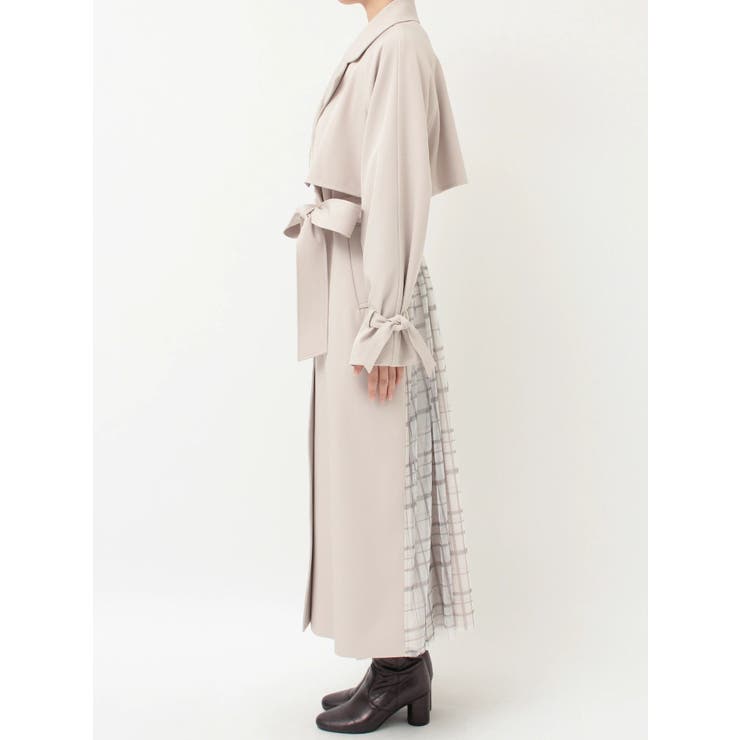 バックチュールトレンチコート | MERCURYDUO | 詳細画像16 