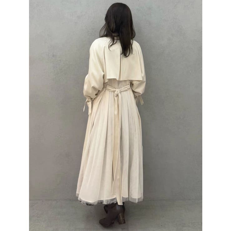 バックチュールトレンチコート | MERCURYDUO | 詳細画像28 