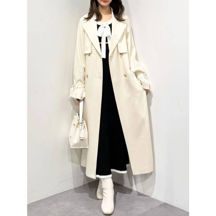 バックチュールトレンチコート | MERCURYDUO | 詳細画像33 