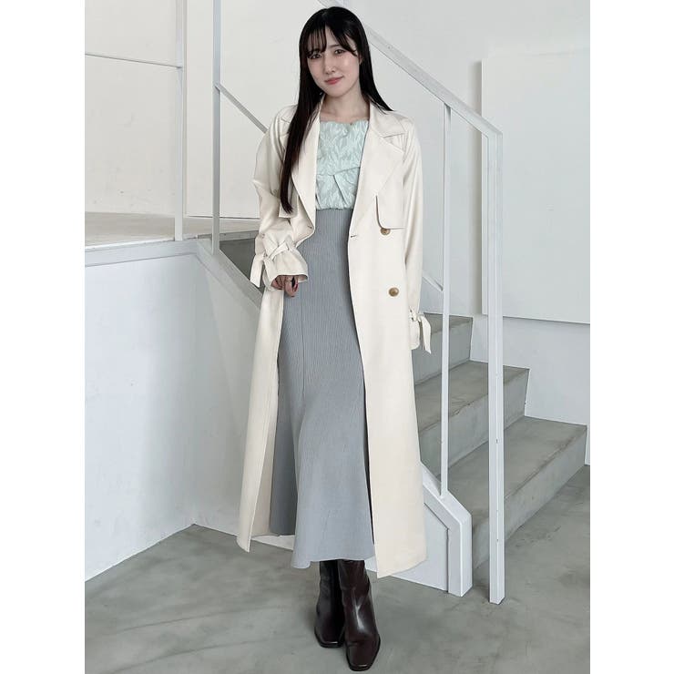 バックチュールトレンチコート | MERCURYDUO | 詳細画像40 