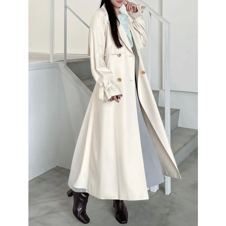 バックチュールトレンチコート | MERCURYDUO | 詳細画像41 