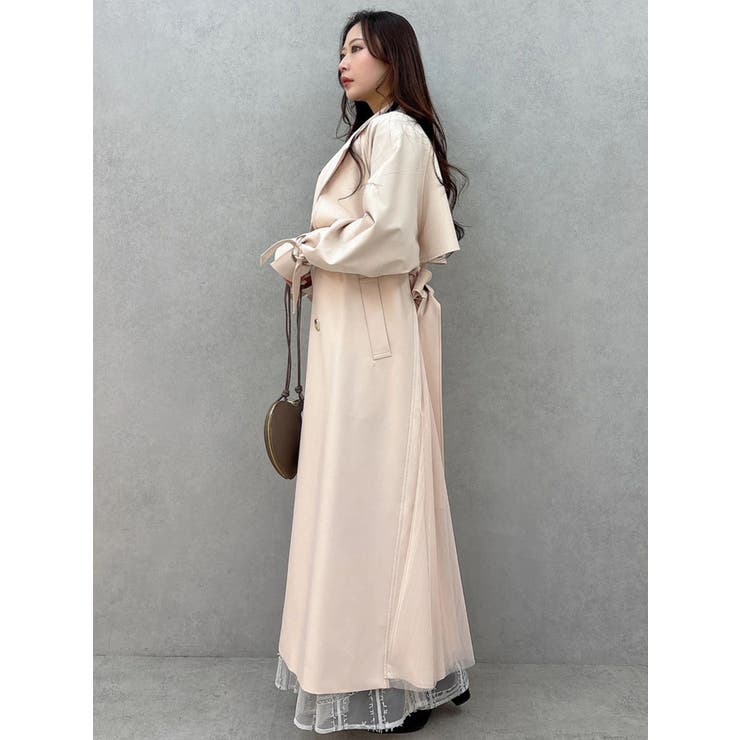 バックチュールトレンチコート | MERCURYDUO | 詳細画像6 