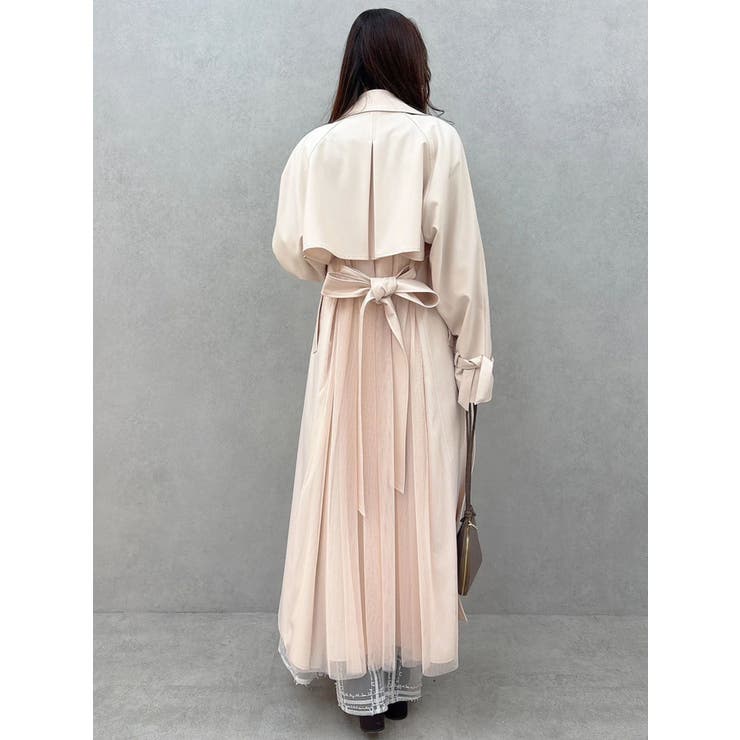 バックチュールトレンチコート | MERCURYDUO | 詳細画像7 