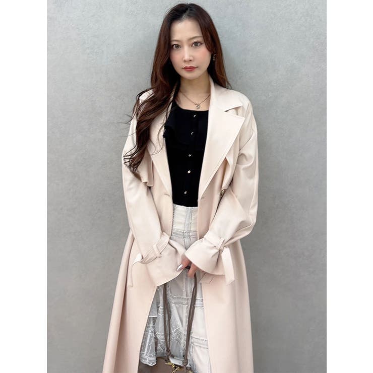 バックチュールトレンチコート | MERCURYDUO | 詳細画像8 