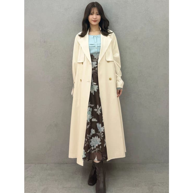 バックチュールトレンチコート | MERCURYDUO | 詳細画像9 