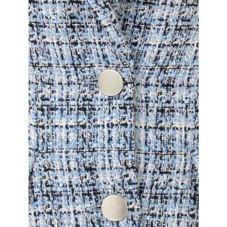 【セットアップ着用可】フィットアンドフレアツイードジャケット | MERCURYDUO | 詳細画像25 