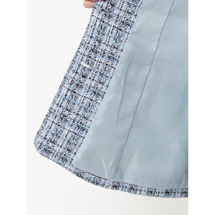 【セットアップ着用可】フィットアンドフレアツイードジャケット | MERCURYDUO | 詳細画像26 