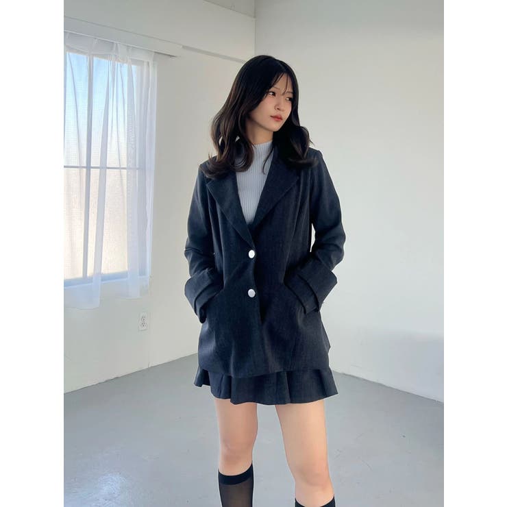 【セットアップ着用可】フィットアンドフレアジャケット | MERCURYDUO | 詳細画像10 