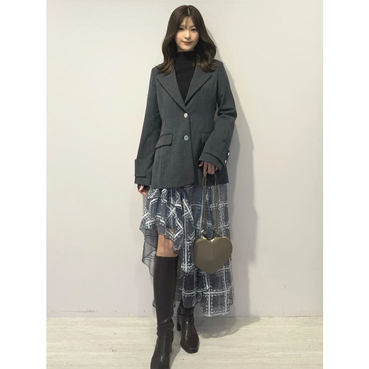 【セットアップ着用可】フィットアンドフレアジャケット | MERCURYDUO | 詳細画像18 