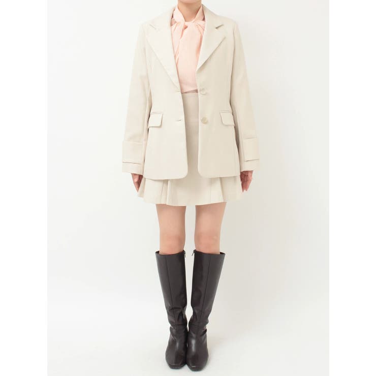 【セットアップ着用可】フィットアンドフレアジャケット | MERCURYDUO | 詳細画像32 