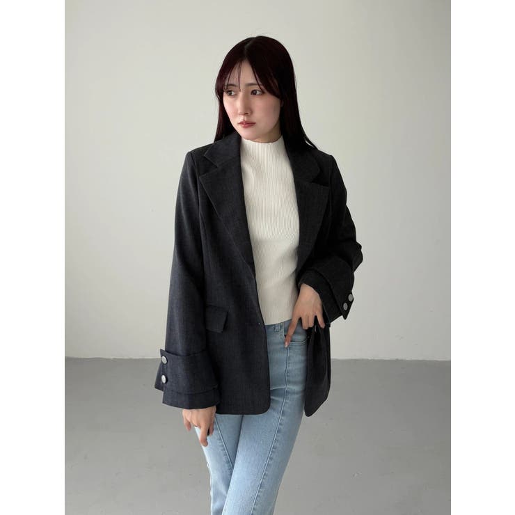 【セットアップ着用可】フィットアンドフレアジャケット | MERCURYDUO | 詳細画像7 