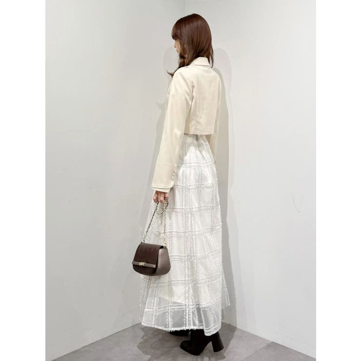 【セットアップ着用可】クロップドジャケット | MERCURYDUO | 詳細画像24 