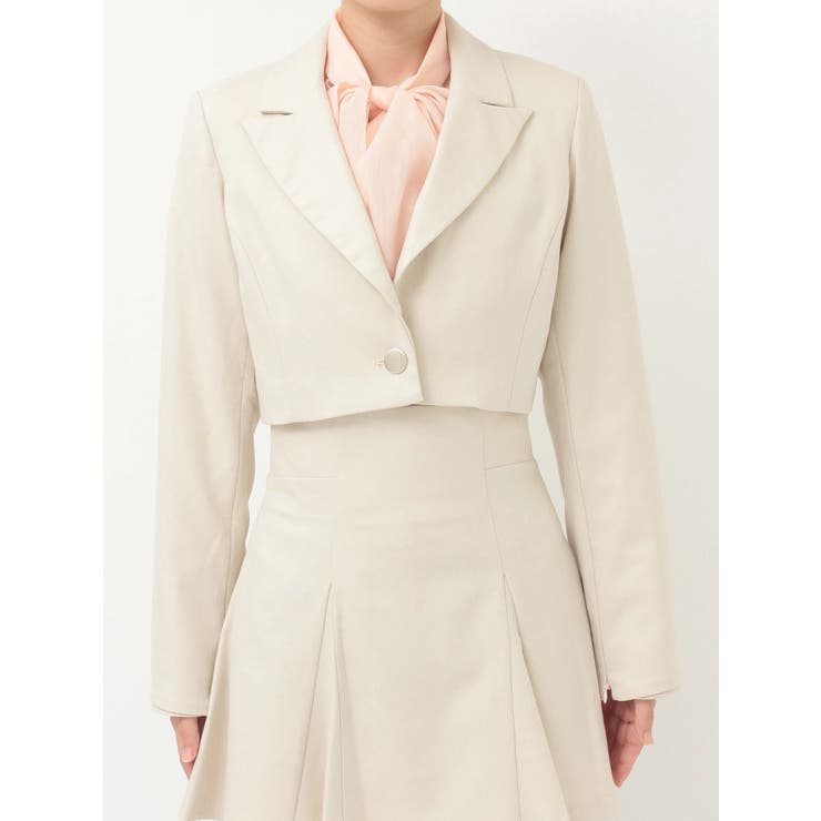 【セットアップ着用可】クロップドジャケット | MERCURYDUO | 詳細画像25 