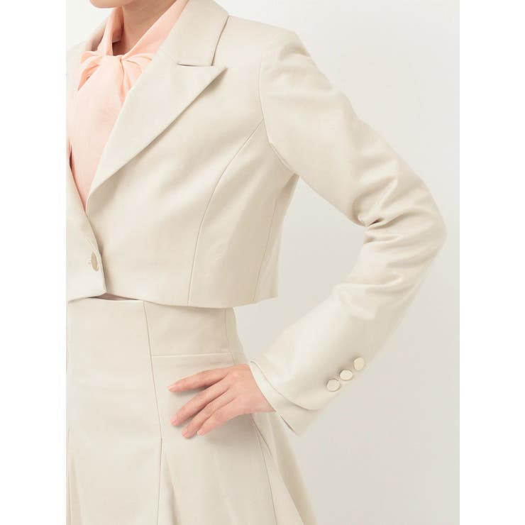 【セットアップ着用可】クロップドジャケット | MERCURYDUO | 詳細画像29 