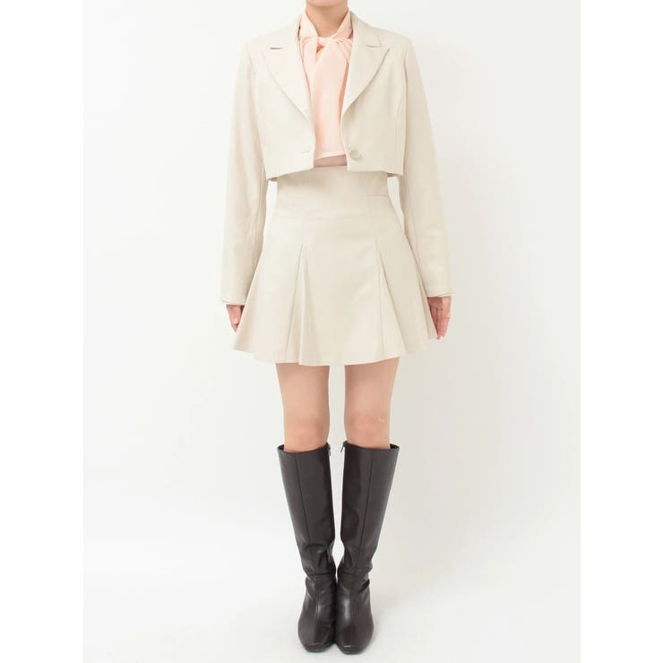 【セットアップ着用可】クロップドジャケット | MERCURYDUO | 詳細画像33 