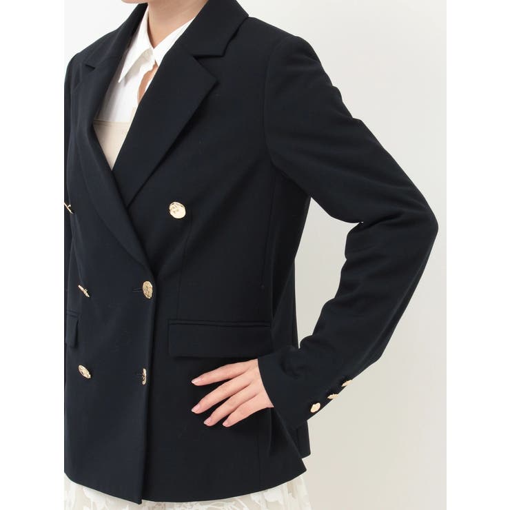メタルボタン使い紺ブレザー | MERCURYDUO | 詳細画像10 