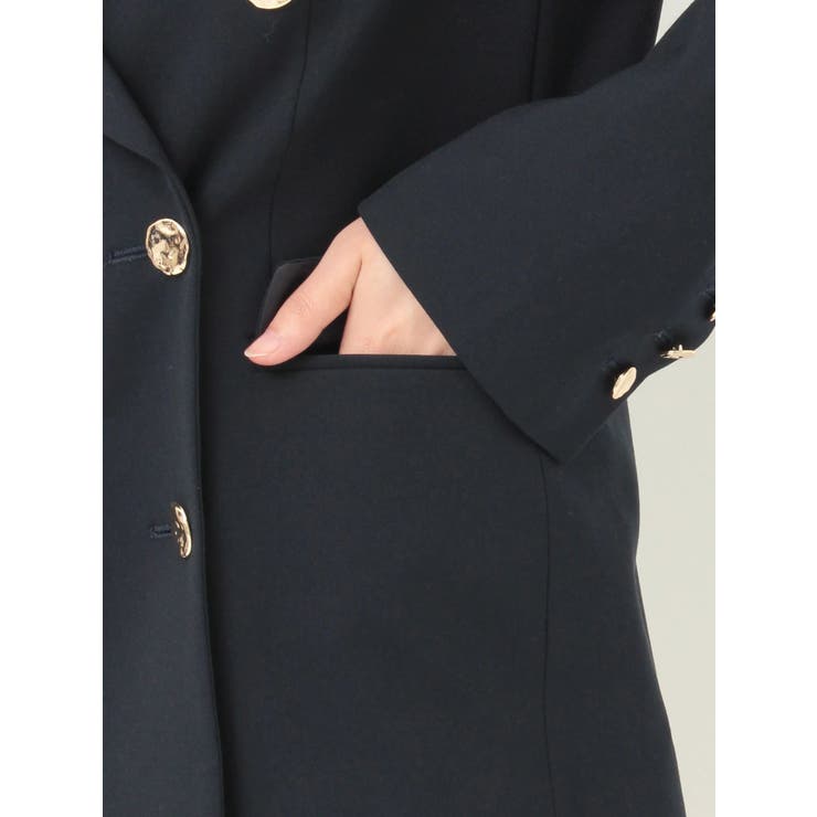 メタルボタン使い紺ブレザー | MERCURYDUO | 詳細画像11 