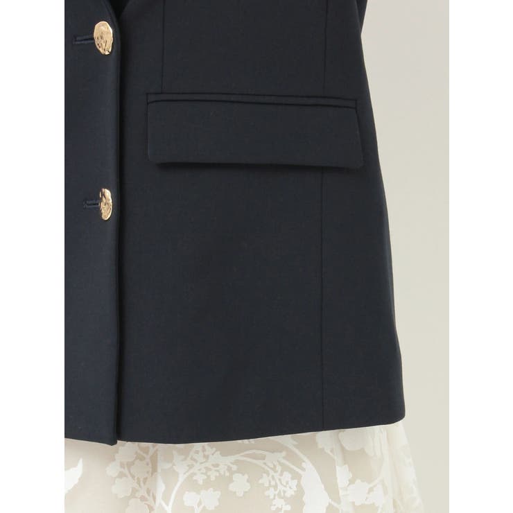 メタルボタン使い紺ブレザー | MERCURYDUO | 詳細画像17 