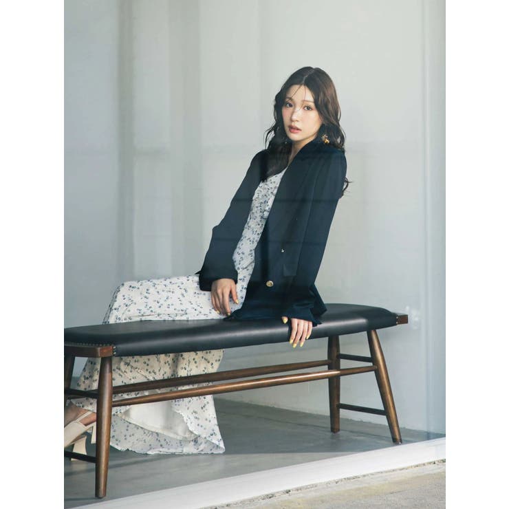 メタルボタン使い紺ブレザー | MERCURYDUO | 詳細画像4 