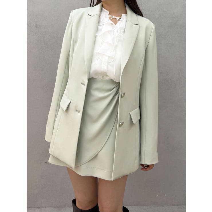 【セットアップ着用可】バックドレープジャケット | MERCURYDUO | 詳細画像15 