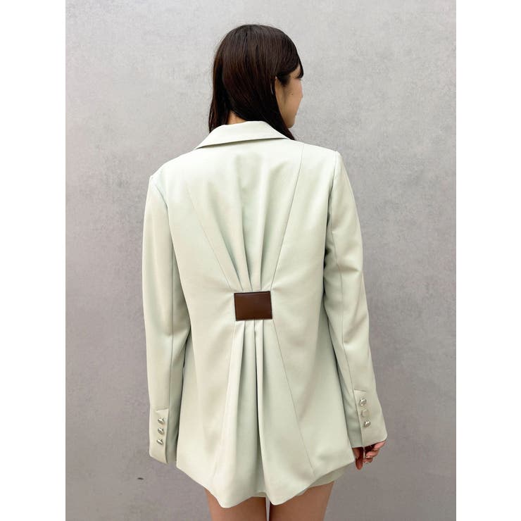 【セットアップ着用可】バックドレープジャケット | MERCURYDUO | 詳細画像16 