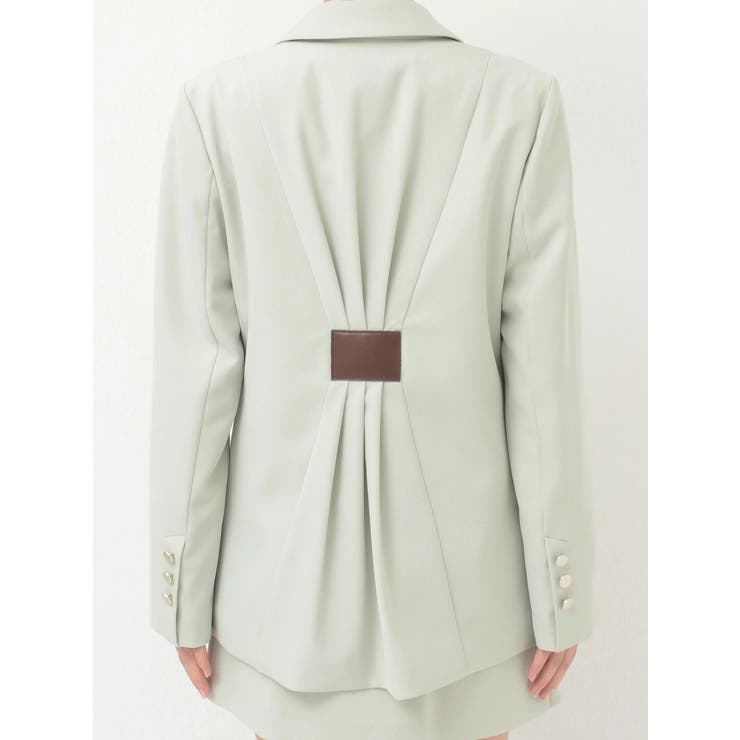 【セットアップ着用可】バックドレープジャケット | MERCURYDUO | 詳細画像19 