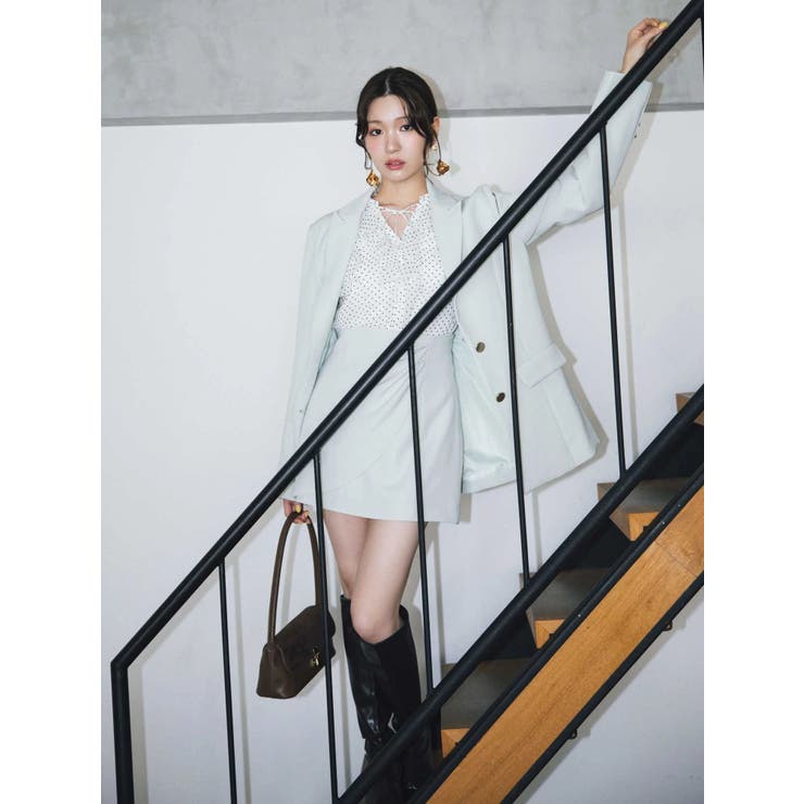 【セットアップ着用可】バックドレープジャケット | MERCURYDUO | 詳細画像2 