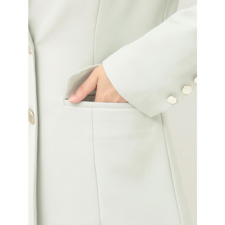 【セットアップ着用可】バックドレープジャケット | MERCURYDUO | 詳細画像22 