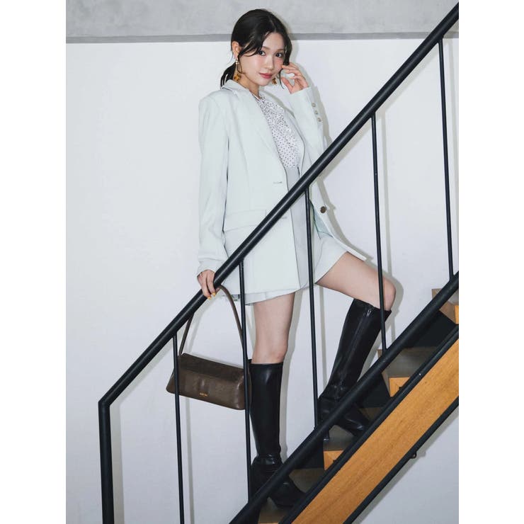 【セットアップ着用可】バックドレープジャケット | MERCURYDUO | 詳細画像3 