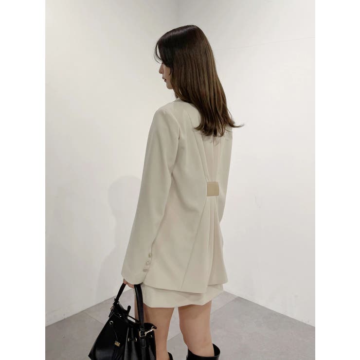 【セットアップ着用可】バックドレープジャケット | MERCURYDUO | 詳細画像39 