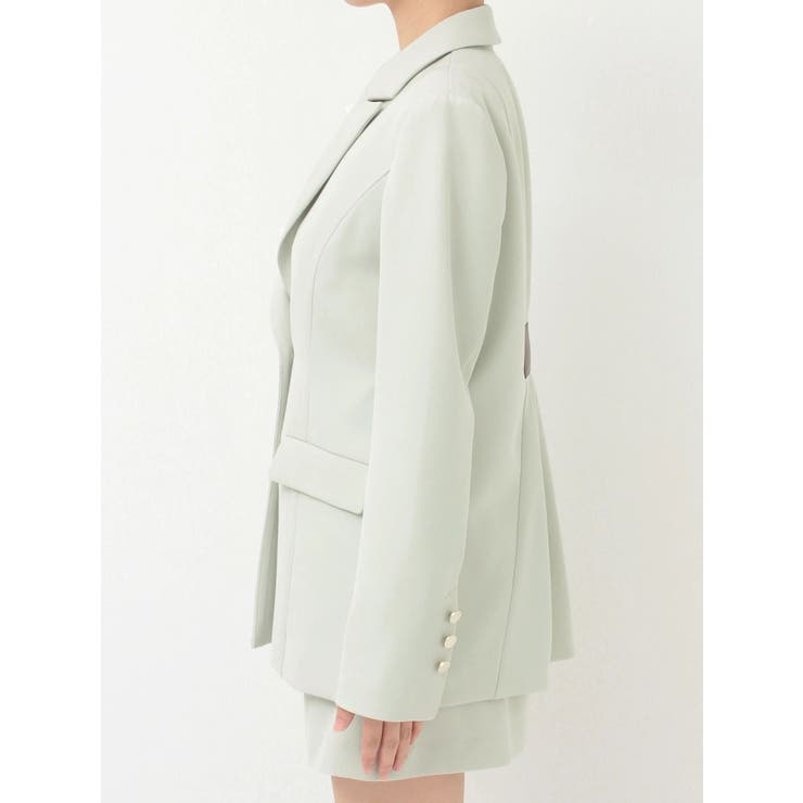 【セットアップ着用可】バックドレープジャケット | MERCURYDUO | 詳細画像44 