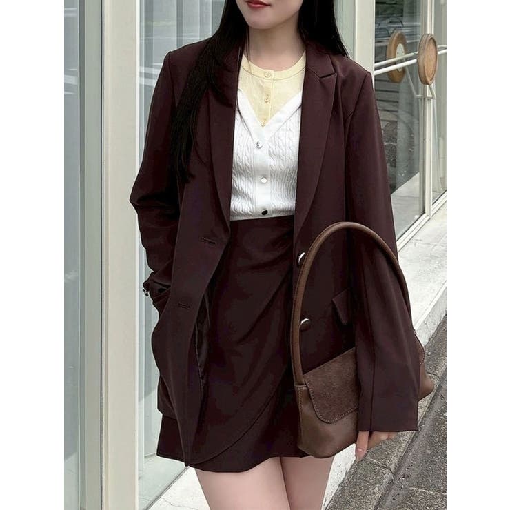 【セットアップ着用可】バックドレープジャケット | MERCURYDUO | 詳細画像6 