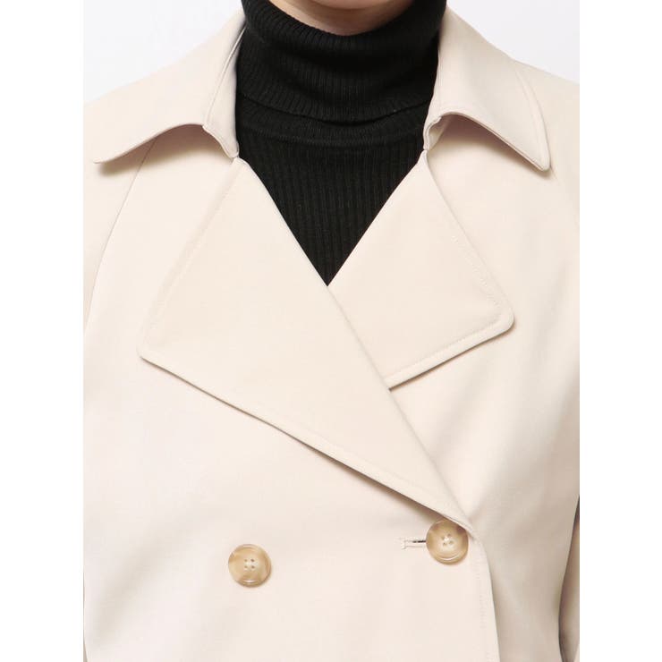 【セットアップ着用可】ショートトレンチコート | MERCURYDUO | 詳細画像21 