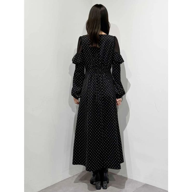 ラッフルカラーパターンワンピース | MERCURYDUO | 詳細画像22 