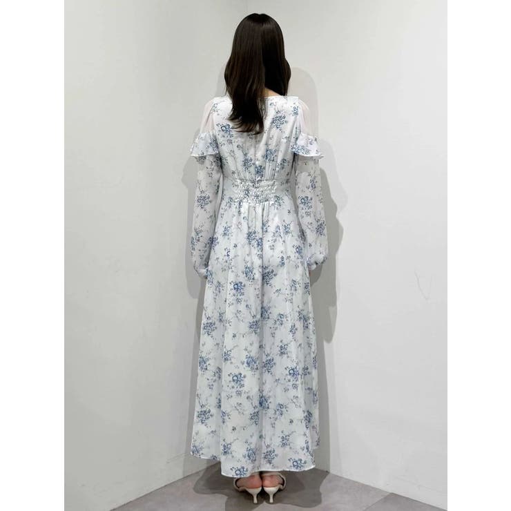 ラッフルカラーパターンワンピース | MERCURYDUO | 詳細画像26 