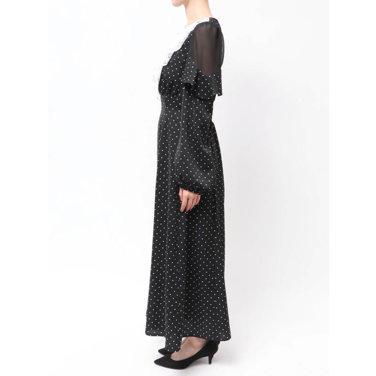 ラッフルカラーパターンワンピース | MERCURYDUO | 詳細画像33 