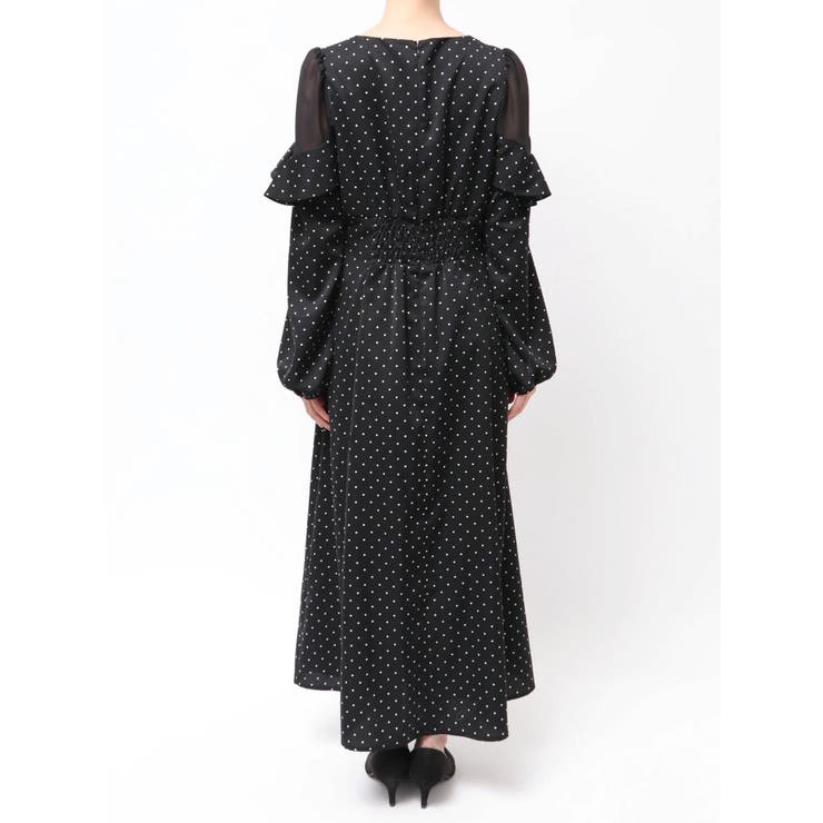 ラッフルカラーパターンワンピース | MERCURYDUO | 詳細画像34 