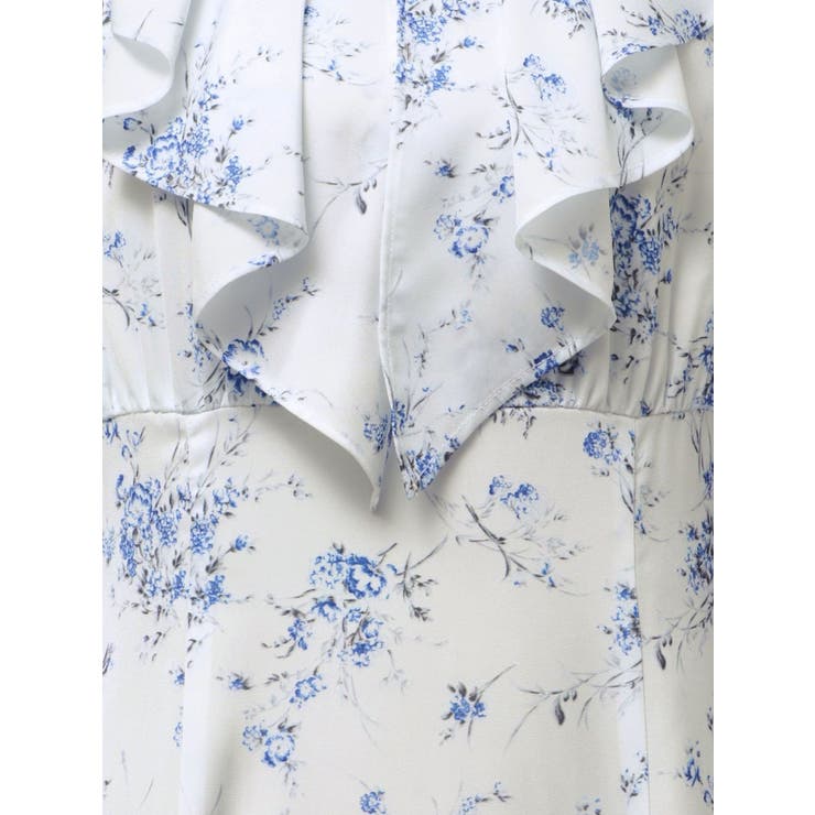 ラッフルカラーパターンワンピース | MERCURYDUO | 詳細画像40 