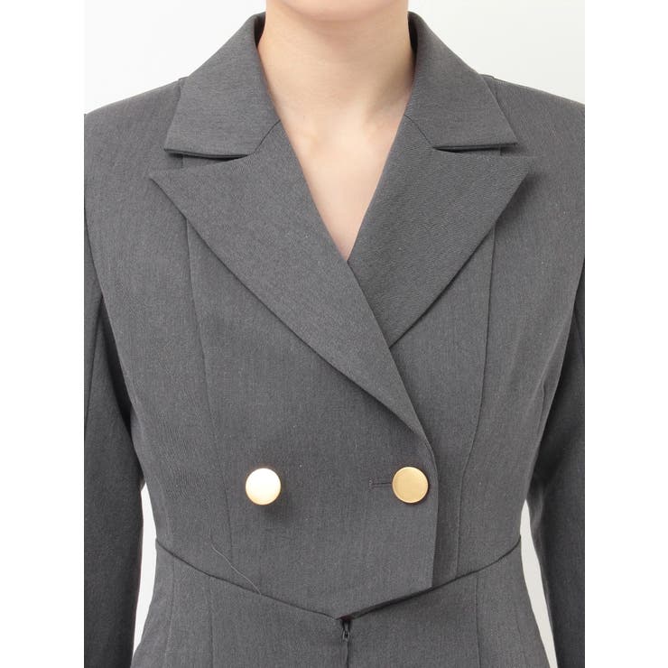 フィットアンドフレアジャケットミニロンパース | MERCURYDUO | 詳細画像13 