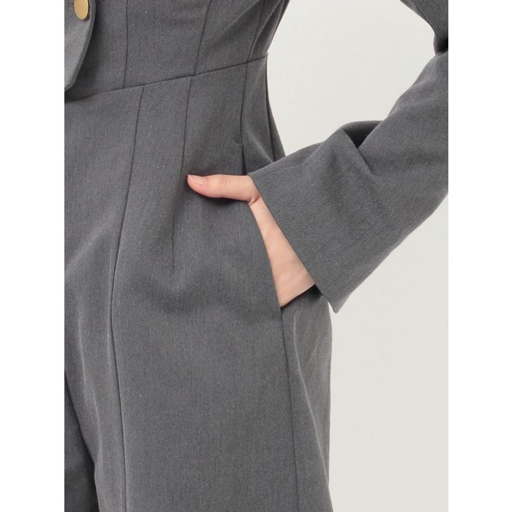 フィットアンドフレアジャケットミニロンパース | MERCURYDUO | 詳細画像15 