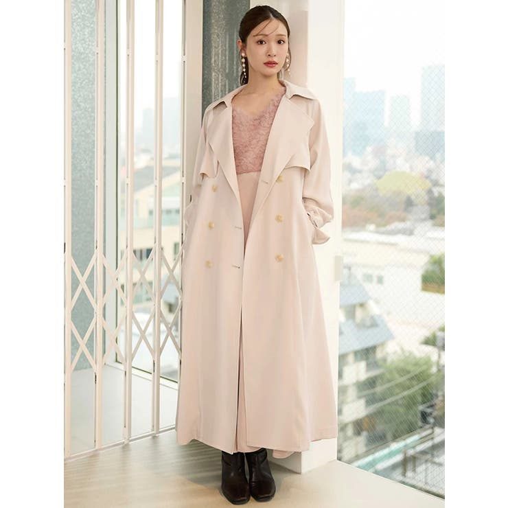 チュールフリルドッキングサテンワンピース | MERCURYDUO | 詳細画像4 