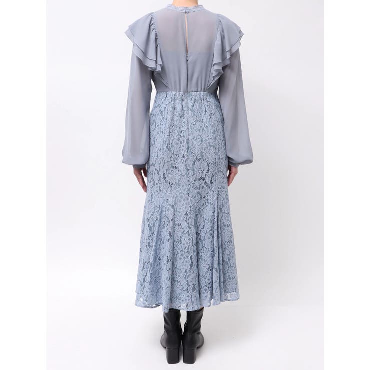 レース切替マーメイドワンピース | MERCURYDUO | 詳細画像12 