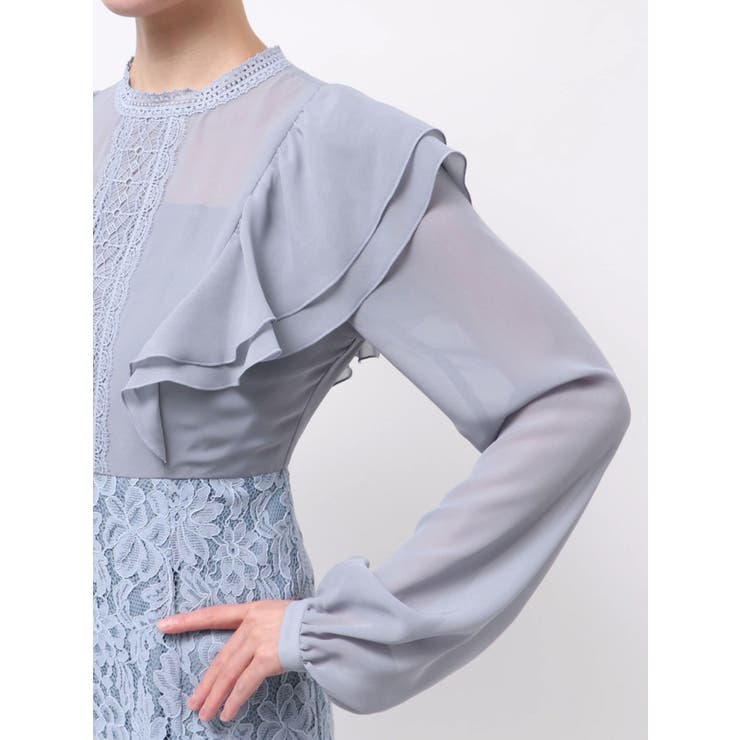 レース切替マーメイドワンピース | MERCURYDUO | 詳細画像14 