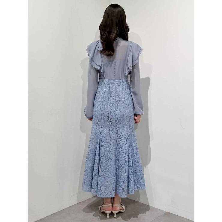 レース切替マーメイドワンピース | MERCURYDUO | 詳細画像9 